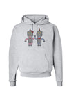 Cute Robot Love Hoodie Sweatshirt-Hoodie-TooLoud-AshGray-Small-Davson Sales