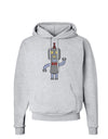 Cute Robot Male Hoodie Sweatshirt-Hoodie-TooLoud-AshGray-Small-Davson Sales