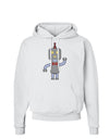 Cute Robot Male Hoodie Sweatshirt-Hoodie-TooLoud-White-Small-Davson Sales