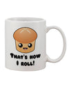 Cute Roll Printed 11 oz Coffee Mug - Expertly Crafted Drinkware-11 OZ Coffee Mug-TooLoud-White-Davson Sales