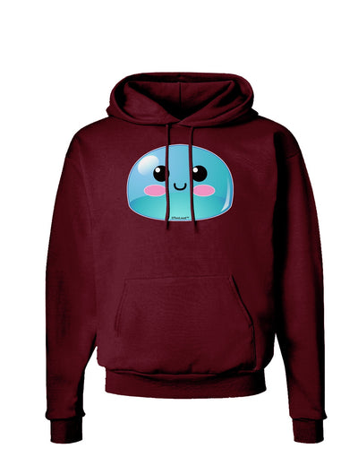 Cute RPG Slime - Blue Dark Hoodie Sweatshirt by TooLoud-Hoodie-TooLoud-Maroon-Small-Davson Sales