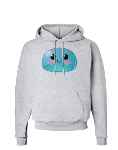 Cute RPG Slime - Blue Hoodie Sweatshirt by TooLoud-Hoodie-TooLoud-AshGray-Small-Davson Sales