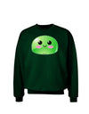 Cute RPG Slime - Green Adult Dark Sweatshirt by TooLoud-Sweatshirts-TooLoud-Deep-Forest-Green-Small-Davson Sales