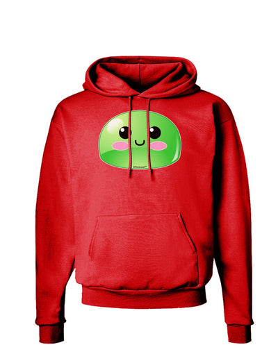 Cute RPG Slime - Green Dark Hoodie Sweatshirt by TooLoud-Hoodie-TooLoud-Red-Small-Davson Sales