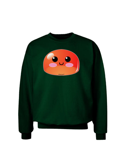 Cute RPG Slime - Red Adult Dark Sweatshirt by TooLoud-Sweatshirts-TooLoud-Deep-Forest-Green-Small-Davson Sales