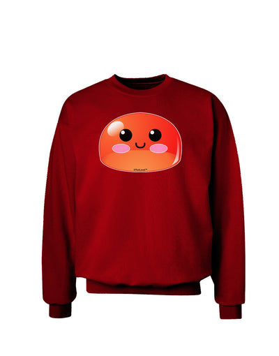 Cute RPG Slime - Red Adult Dark Sweatshirt by TooLoud-Sweatshirts-TooLoud-Deep-Red-Small-Davson Sales