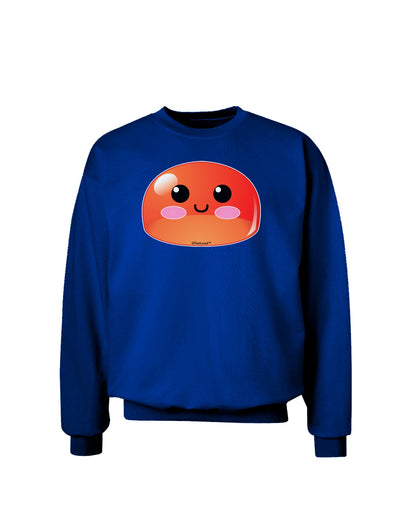 Cute RPG Slime - Red Adult Dark Sweatshirt by TooLoud-Sweatshirts-TooLoud-Deep-Royal-Blue-Small-Davson Sales