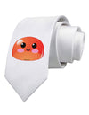 Cute RPG Slime - Red Printed White Necktie by TooLoud