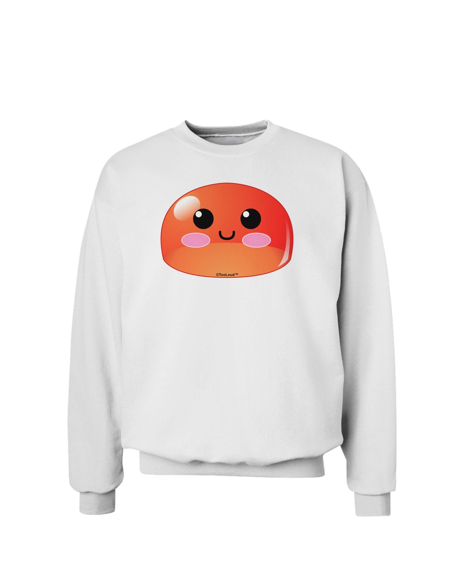 Cute RPG Slime - Red Sweatshirt by TooLoud-Sweatshirts-TooLoud-White-Small-Davson Sales