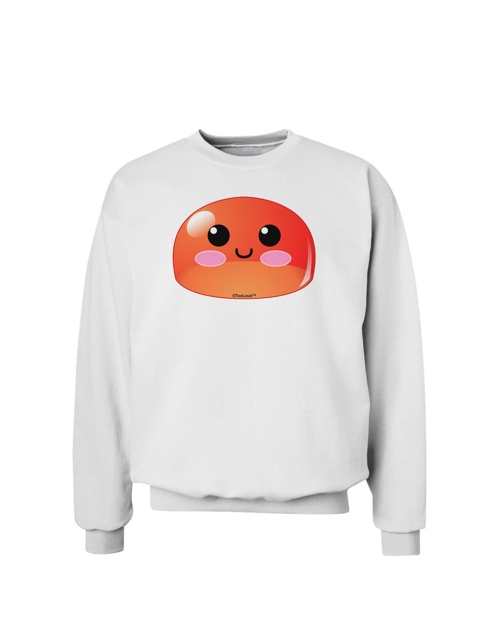 Cute RPG Slime - Red Sweatshirt by TooLoud-Sweatshirts-TooLoud-White-Small-Davson Sales