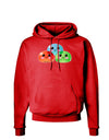 Cute RPG Slime - Trio Dark Hoodie Sweatshirt by TooLoud-Hoodie-TooLoud-Red-Small-Davson Sales