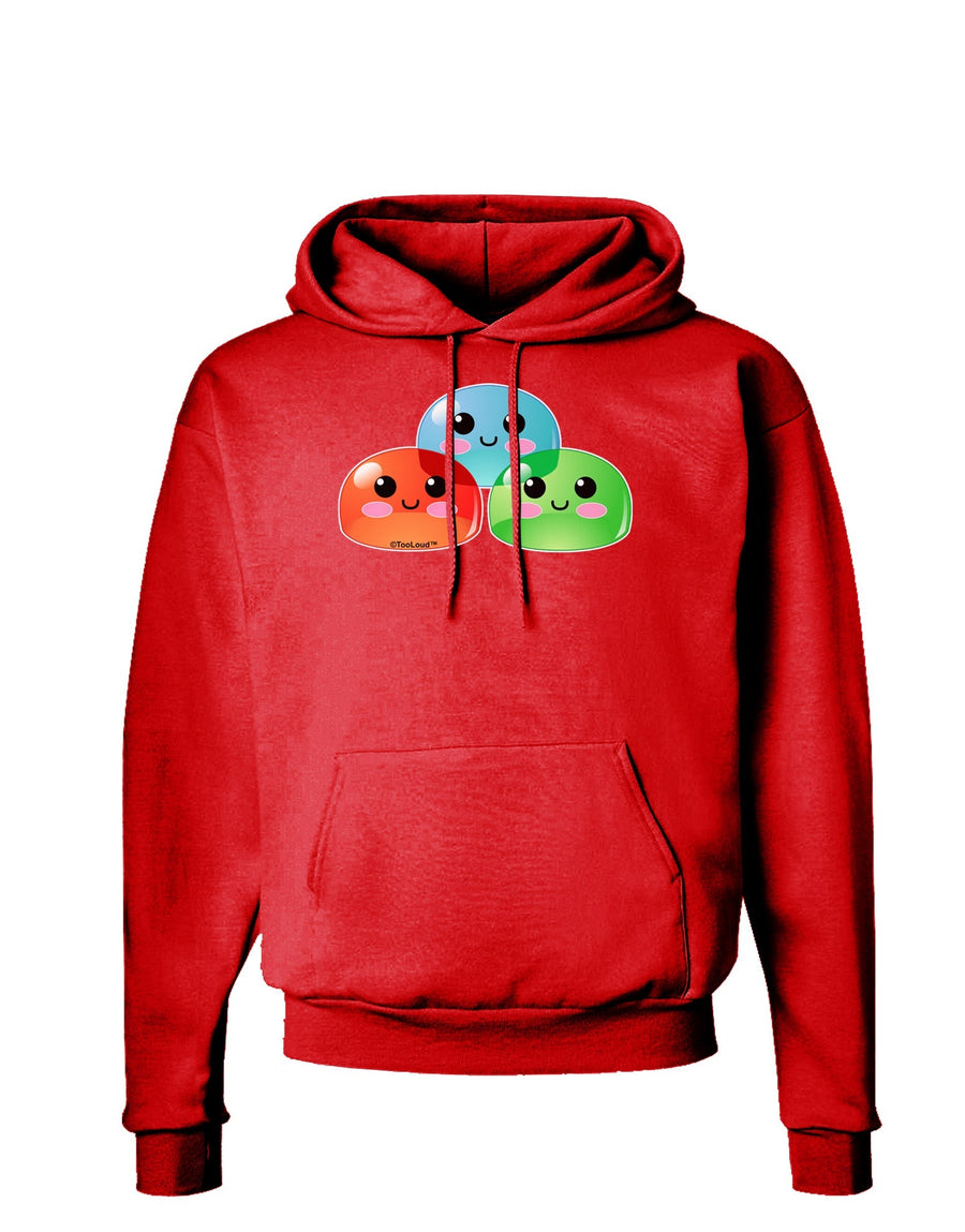 Cute RPG Slime - Trio Dark Hoodie Sweatshirt by TooLoud-Hoodie-TooLoud-Black-Small-Davson Sales