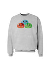 Cute RPG Slime - Trio Sweatshirt by TooLoud-Sweatshirts-TooLoud-AshGray-Small-Davson Sales