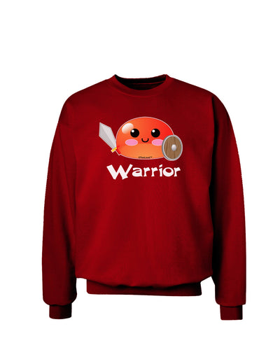 Cute RPG Slime - Warrior Adult Dark Sweatshirt by TooLoud-Sweatshirts-TooLoud-Deep-Red-Small-Davson Sales