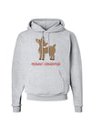 Cute Rudolph the Reindeer - Merry Christmas Hoodie Sweatshirt by TooLoud-Hoodie-TooLoud-AshGray-Small-Davson Sales