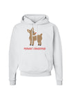 Cute Rudolph the Reindeer - Merry Christmas Hoodie Sweatshirt by TooLoud-Hoodie-TooLoud-White-Small-Davson Sales