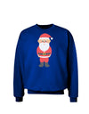 Cute Santa Claus Christmas Adult Dark Sweatshirt-Sweatshirts-TooLoud-Deep-Royal-Blue-Small-Davson Sales