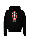 Cute Santa Claus Christmas Dark Hoodie Sweatshirt-Hoodie-TooLoud-Black-Small-Davson Sales