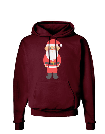 Cute Santa Claus Christmas Dark Hoodie Sweatshirt-Hoodie-TooLoud-Maroon-Small-Davson Sales