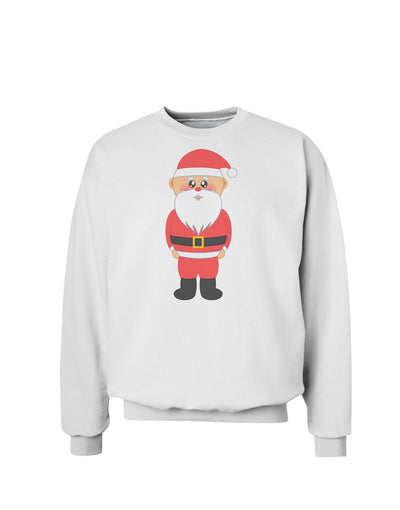 Cute Santa Claus Christmas Sweatshirt-Sweatshirts-TooLoud-White-Small-Davson Sales