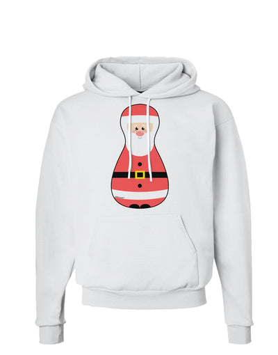 Cute Santa Matryoshka Nesting Doll - Christmas Hoodie Sweatshirt-Hoodie-TooLoud-White-Small-Davson Sales