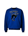 Cute Scaredy Cat Black Cat Halloween Adult Dark Sweatshirt-Sweatshirts-TooLoud-Deep-Royal-Blue-Small-Davson Sales