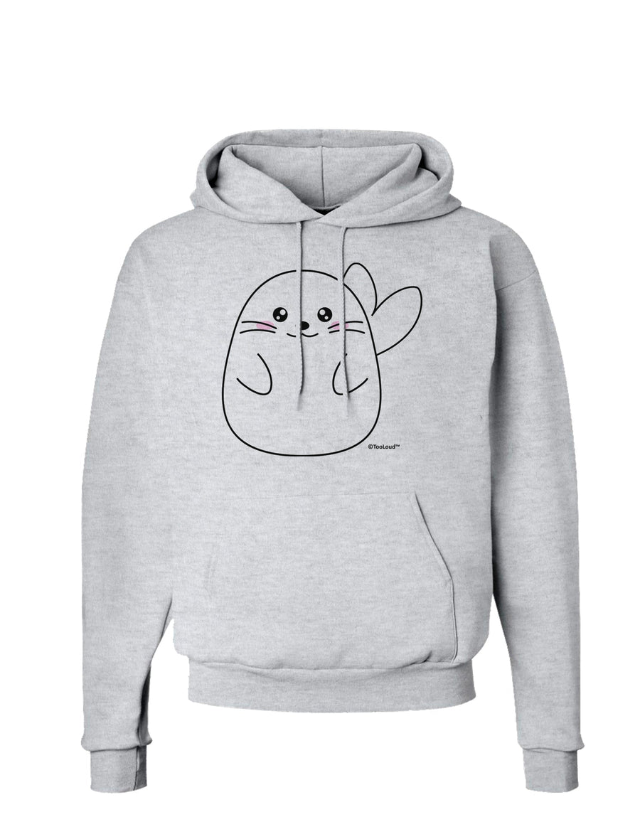 Cute Seal Hoodie Sweatshirt by TooLoud-Hoodie-TooLoud-White-Small-Davson Sales