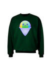 Cute Shaved Ice Adult Dark Sweatshirt by TooLoud-Sweatshirts-TooLoud-Deep-Forest-Green-Small-Davson Sales