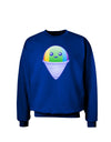 Cute Shaved Ice Adult Dark Sweatshirt by TooLoud-Sweatshirts-TooLoud-Deep-Royal-Blue-Small-Davson Sales