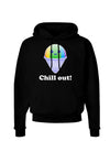 Cute Shaved Ice Chill Out Dark Hoodie Sweatshirt-Hoodie-TooLoud-Black-Small-Davson Sales