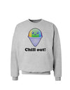 Cute Shaved Ice Chill Out Sweatshirt-Sweatshirts-TooLoud-AshGray-Small-Davson Sales