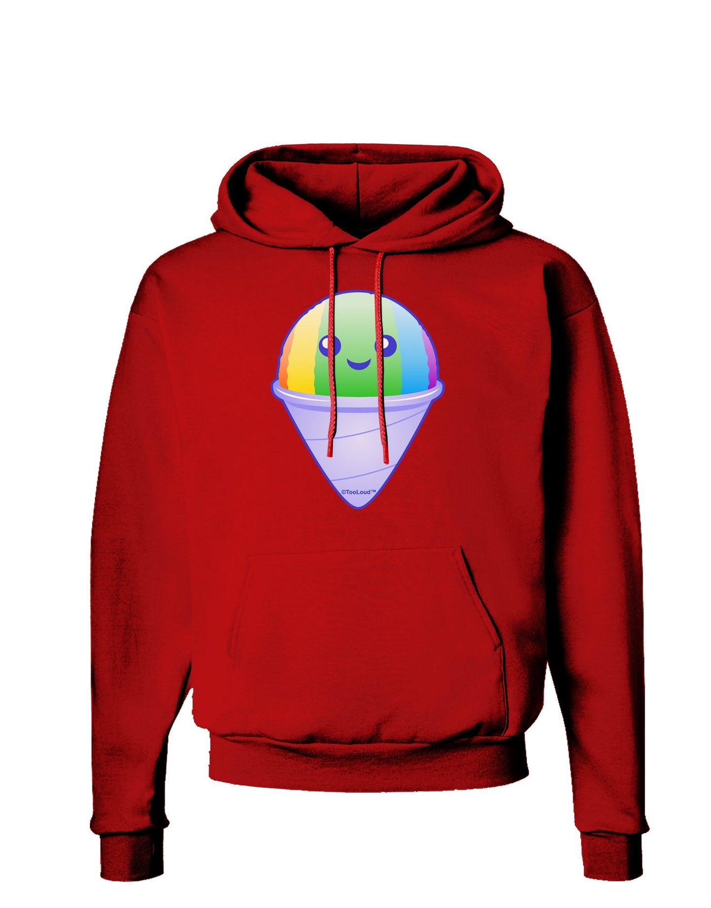 Cute Shaved Ice Dark Hoodie Sweatshirt by TooLoud-Hoodie-TooLoud-Red-Small-Davson Sales