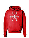 Cute Snowflake Christmas Dark Hoodie Sweatshirt-Hoodie-TooLoud-Red-Small-Davson Sales