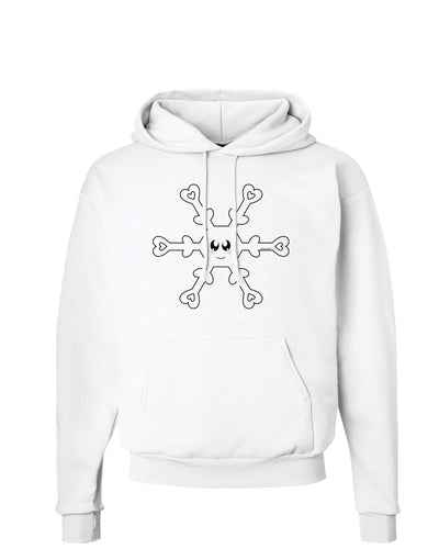 Cute Snowflake Christmas Hoodie Sweatshirt-Hoodie-TooLoud-White-Small-Davson Sales