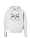 Cute Snowman Couple Hoodie Sweatshirt by TooLoud-Hoodie-TooLoud-White-Small-Davson Sales