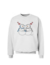 Cute Snowman Couple Sweatshirt by TooLoud-Sweatshirts-TooLoud-White-Small-Davson Sales