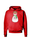 Cute Snowman Matryoshka Nesting Doll - Christmas Dark Hoodie Sweatshirt-Hoodie-TooLoud-Red-Small-Davson Sales