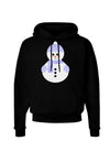 Cute Snowman With Hat and Scarf Christmas Dark Hoodie Sweatshirt-Hoodie-TooLoud-Black-Small-Davson Sales