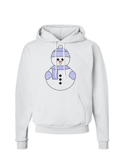 Cute Snowman With Hat and Scarf Christmas Hoodie Sweatshirt-Hoodie-TooLoud-White-Small-Davson Sales