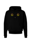 Cute Snowy Owl Face Dark Hoodie Sweatshirt-Hoodie-TooLoud-Black-Small-Davson Sales