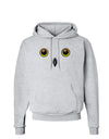 Cute Snowy Owl Face Hoodie Sweatshirt-Hoodie-TooLoud-AshGray-Small-Davson Sales