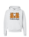 Cute Squirrels - I'm Nuts About You Hoodie Sweatshirt by TooLoud-Hoodie-TooLoud-White-Small-Davson Sales