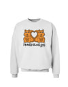 Cute Squirrels - I'm Nuts About You Sweatshirt by TooLoud-Sweatshirts-TooLoud-White-Small-Davson Sales