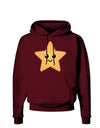 Cute Starfish Dark Hoodie Sweatshirt by TooLoud-Hoodie-TooLoud-Maroon-Small-Davson Sales