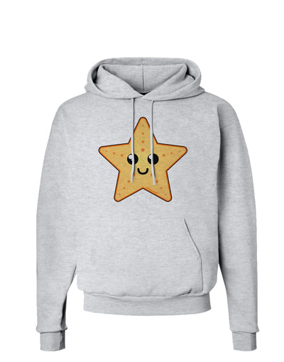 Cute Starfish Hoodie Sweatshirt by TooLoud-Hoodie-TooLoud-AshGray-Small-Davson Sales