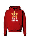 Cute Starfish - I am a Star Dark Hoodie Sweatshirt by TooLoud-Hoodie-TooLoud-Red-Small-Davson Sales