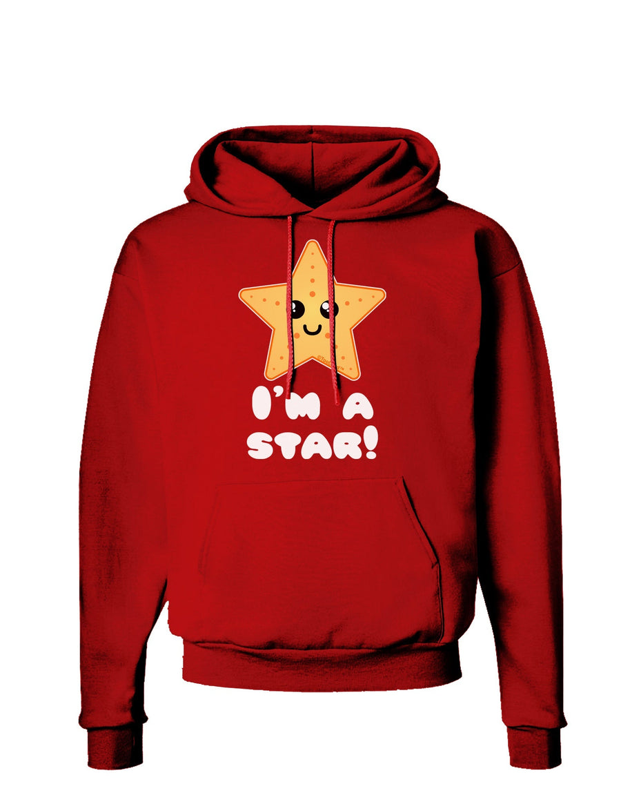 Cute Starfish - I am a Star Dark Hoodie Sweatshirt by TooLoud-Hoodie-TooLoud-Black-Small-Davson Sales