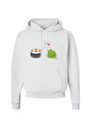 Cute Sushi and Wasabi Love Hoodie Sweatshirt by TooLoud-Hoodie-TooLoud-White-Small-Davson Sales