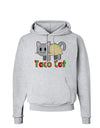 Cute Taco Cat Design Text Hoodie Sweatshirt by TooLoud-Hoodie-TooLoud-AshGray-Small-Davson Sales