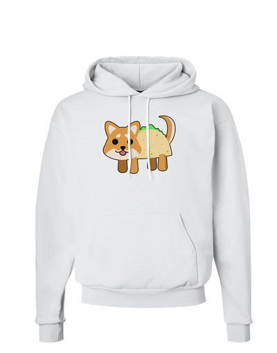 Cute Taco Dog Hoodie Sweatshirt-Hoodie-TooLoud-White-Small-Davson Sales